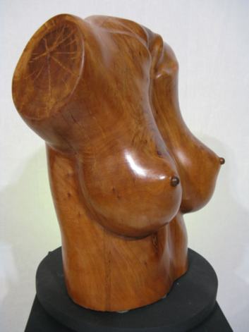 Sculpture sur bois de pommier