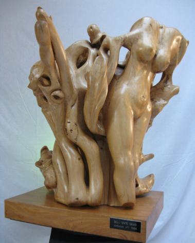 woodcarving titrates confusion Sculpture on linden wood