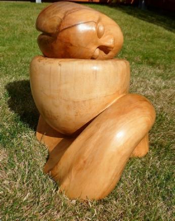 sculpture en bois de tilleul